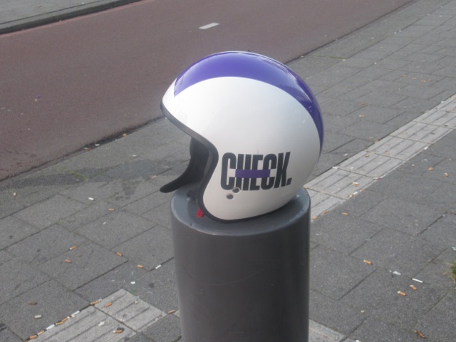 Helm vergeten? Check!