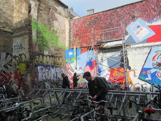 VAn grAffiti op de hoogte. 