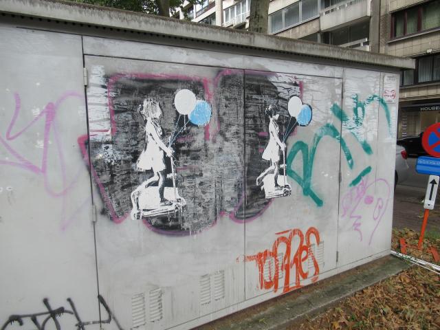 BAllonnenmeisje mAAl twee.