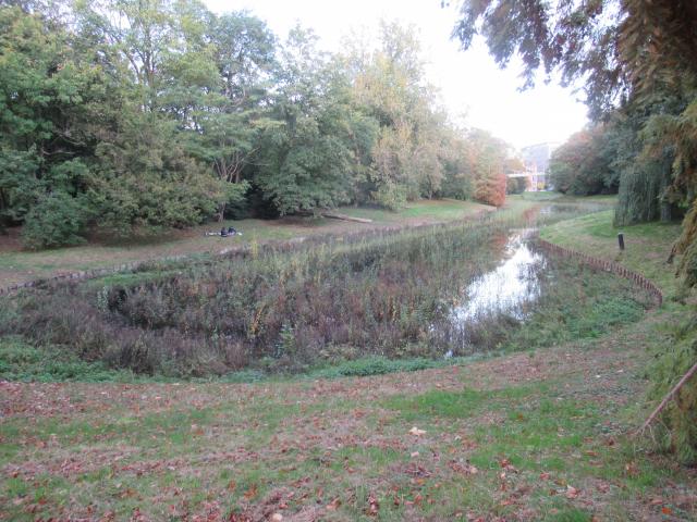 Een beetje vijver terug.