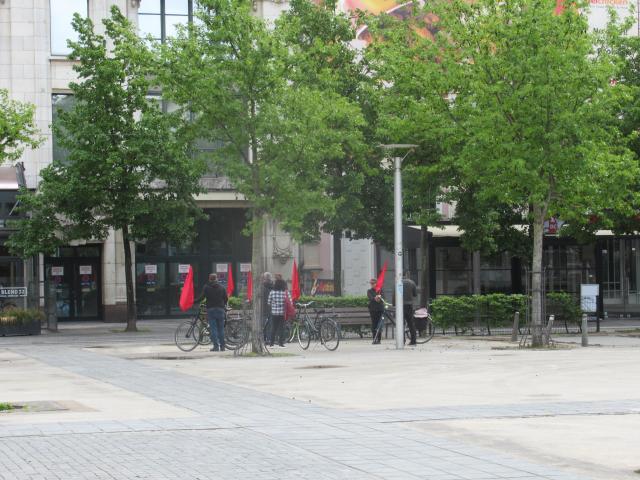 Kleine betoging. Wegens...