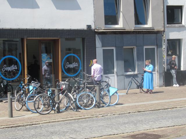 Het swApfietsuniform.