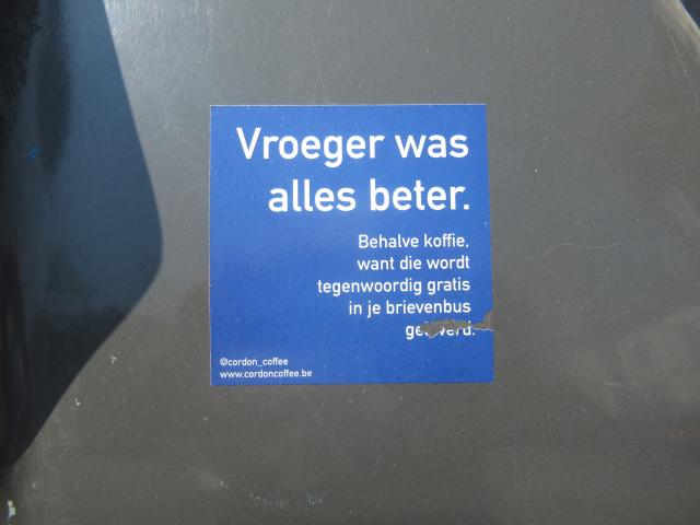 Koffie. Vroeger en nu.