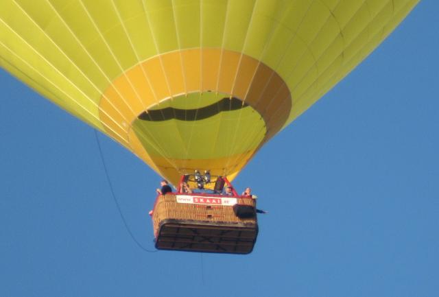Intussen in de gondel.
